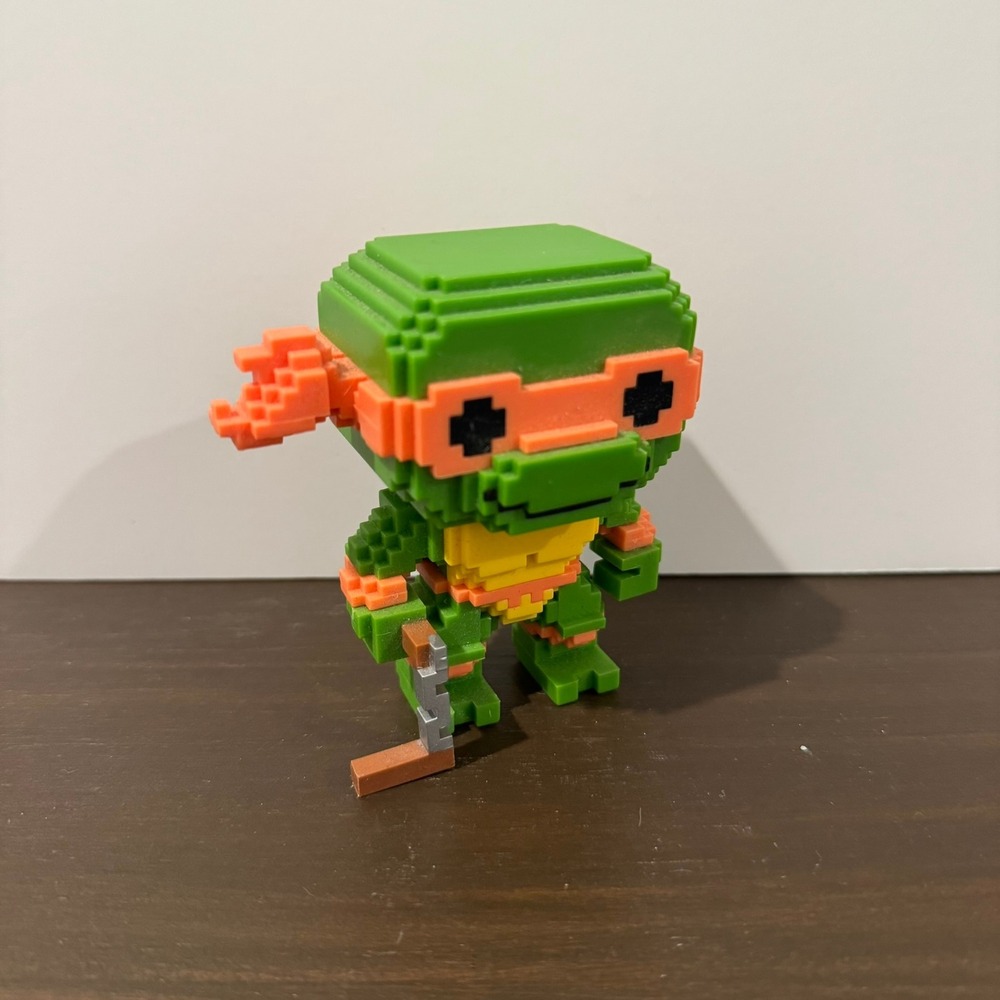Funko Pop 8-Bit Michelangelo Teenage Mutant Ninja Turtles TMNT #07 Loose Figure